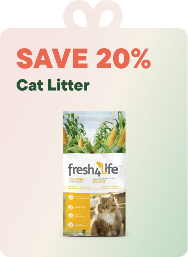 Save 20% on Cat Litter
