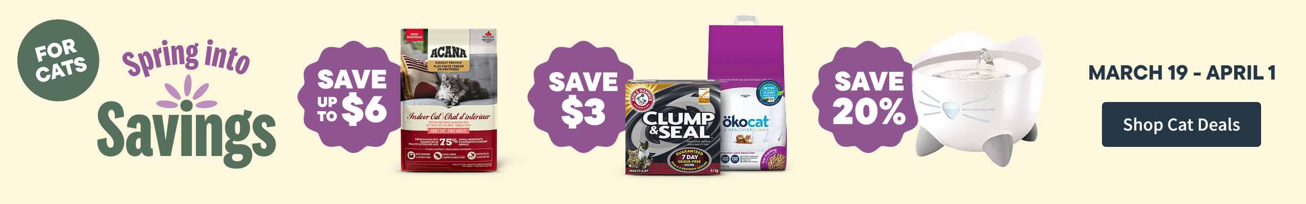 Flyer Saving for cats - Shop Cat Deals