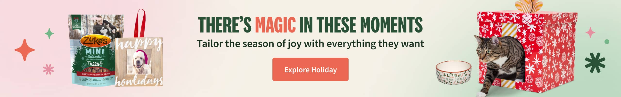 There's Magic in these moments. Tailor the season of joy with everything they want - Explore Holiday