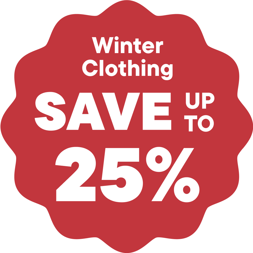 Winter Clothing Save up to 25%