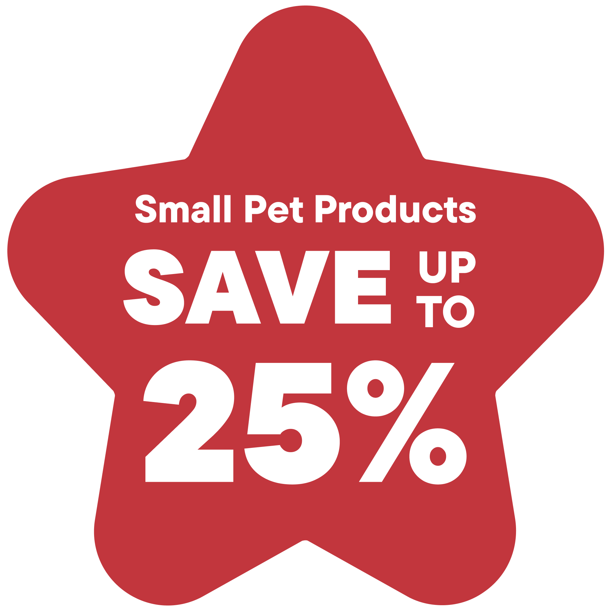 Small Pet Products Save up to 25%