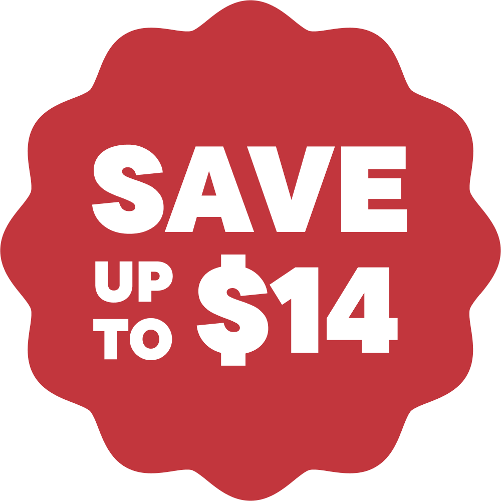 Save Up To $14