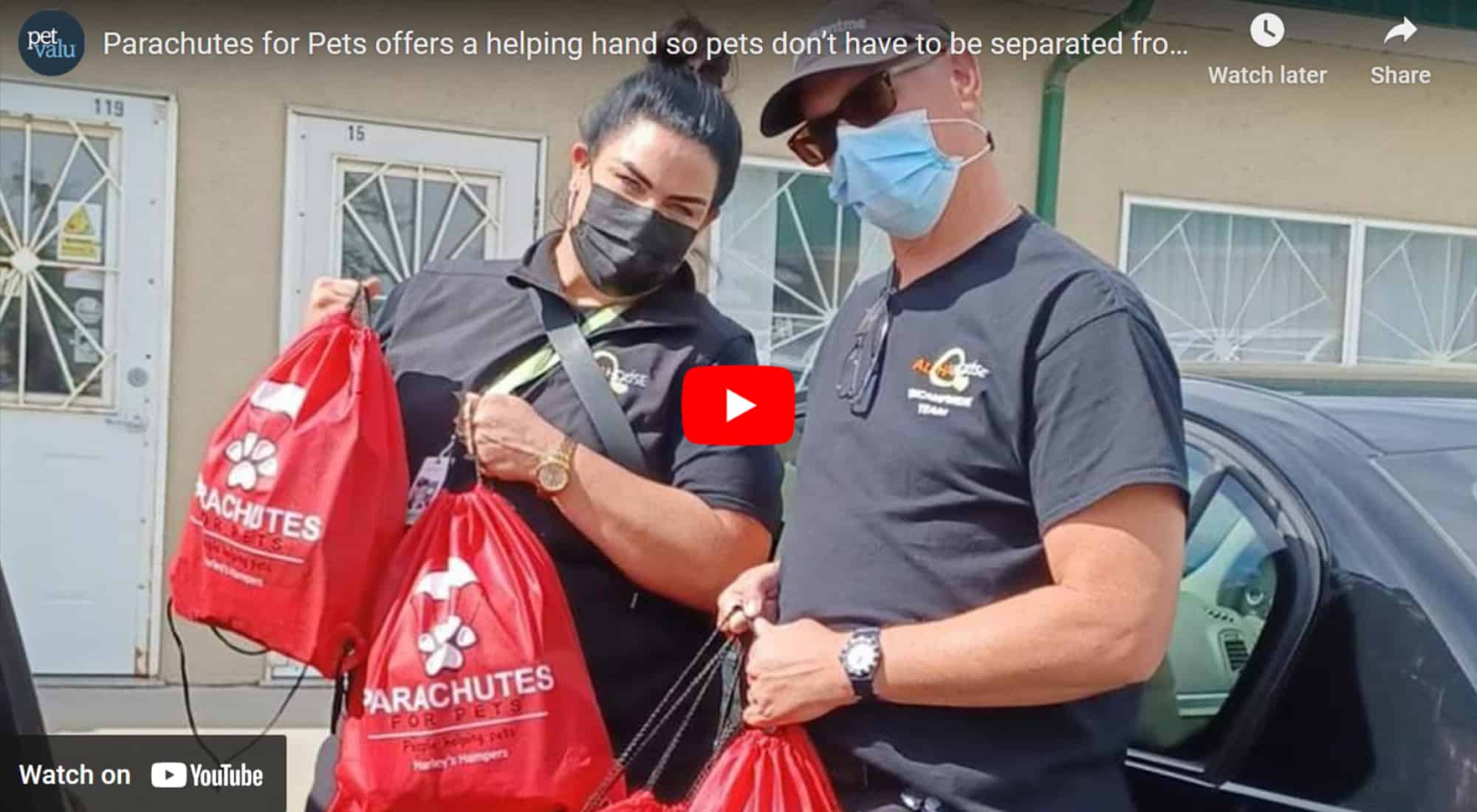 Parachutes for Pets offers a helping hand so pets don’t have to be separated from owners