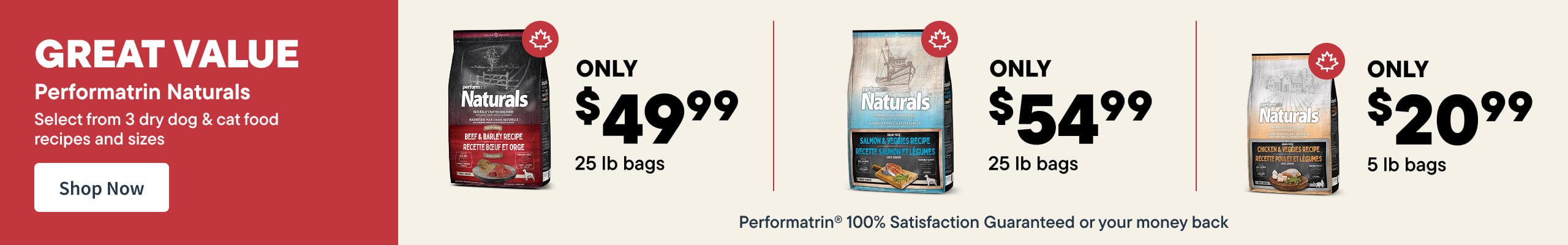 Performatrin Naturals Great Value