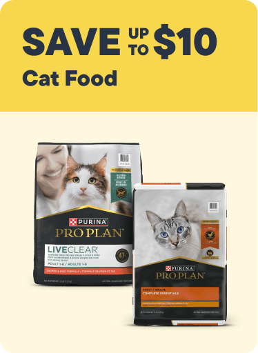 Save up to $10 on Cat Food