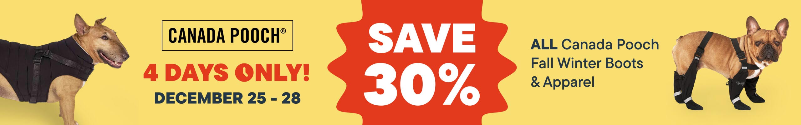 Canada Pooch - 4 day offer - Shop Now