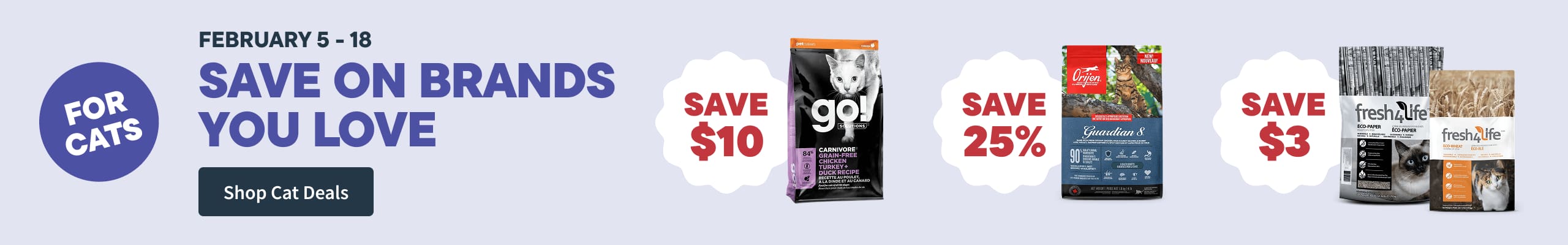 Flyer Saving for cats - Shop Cat Deals
