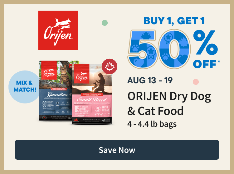 Orijen - August 13 to 19 - Save Now