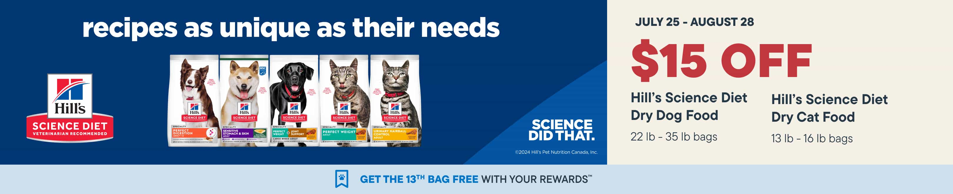 Hill's Science Diet Hero Banner