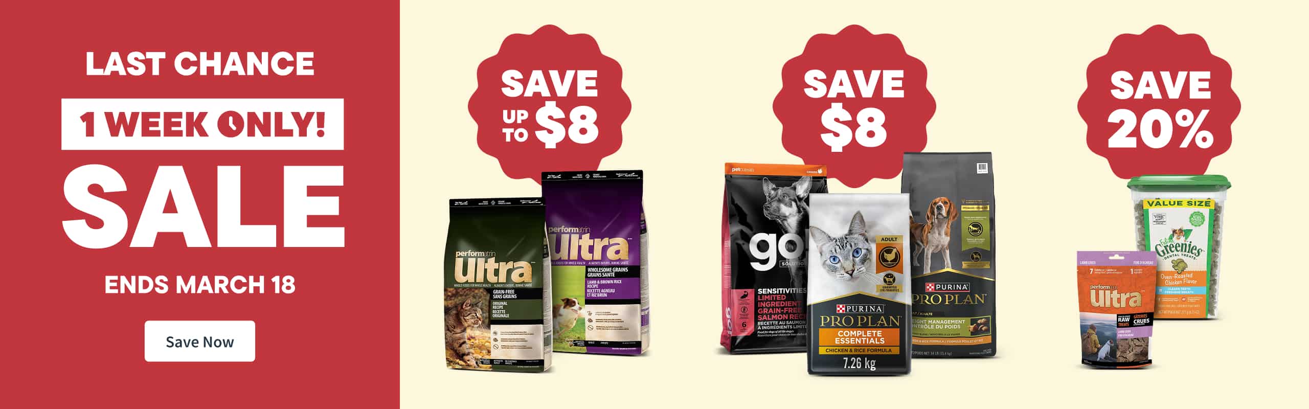 Ends March 18 - Last Chance 1 week only Sale. Save Now