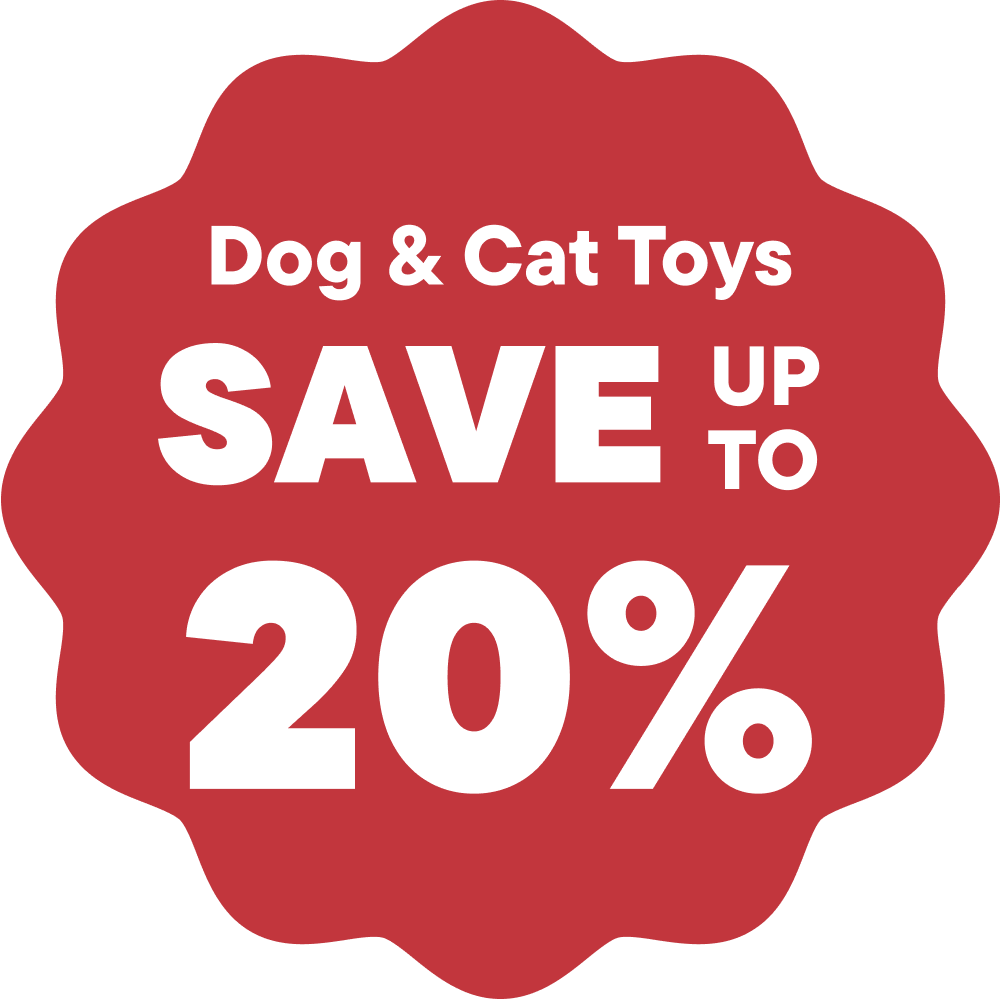 Dog & Cat Toys save up to 20%