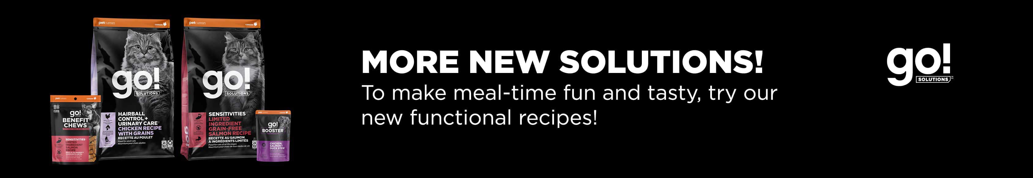 Go! Solutions. More New Solutions! To make meal-time fun and tasty, try our new functional recipes! Shop Now