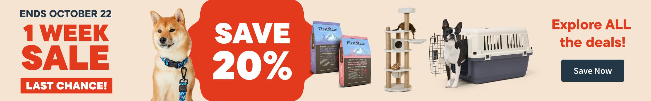 1 week only sale!. October 16-22. Save Now