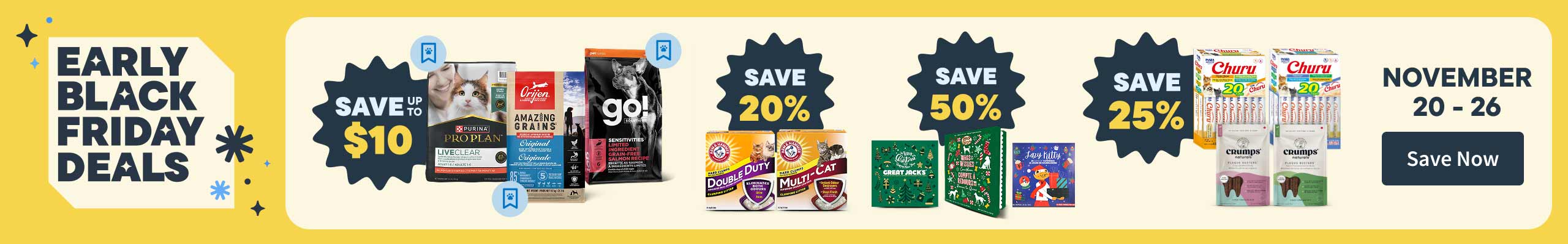 Early Black Friday Deals. November 20-26. Save Now