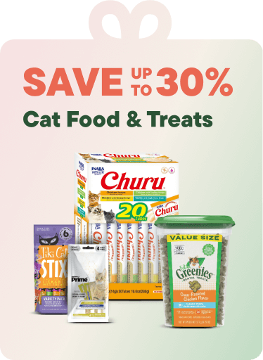 Save up to 30% on Cat Food & Treats