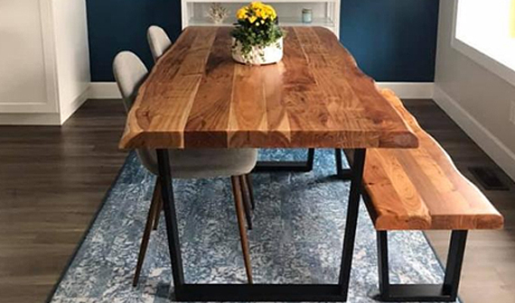 wooden table