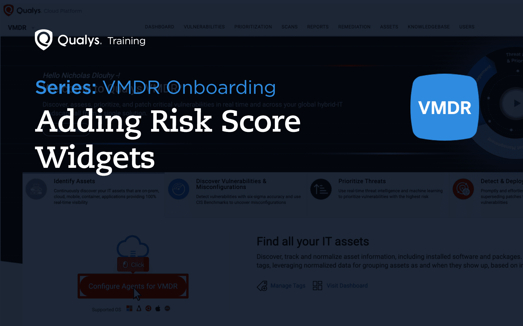 Adding Risk Score Widgets