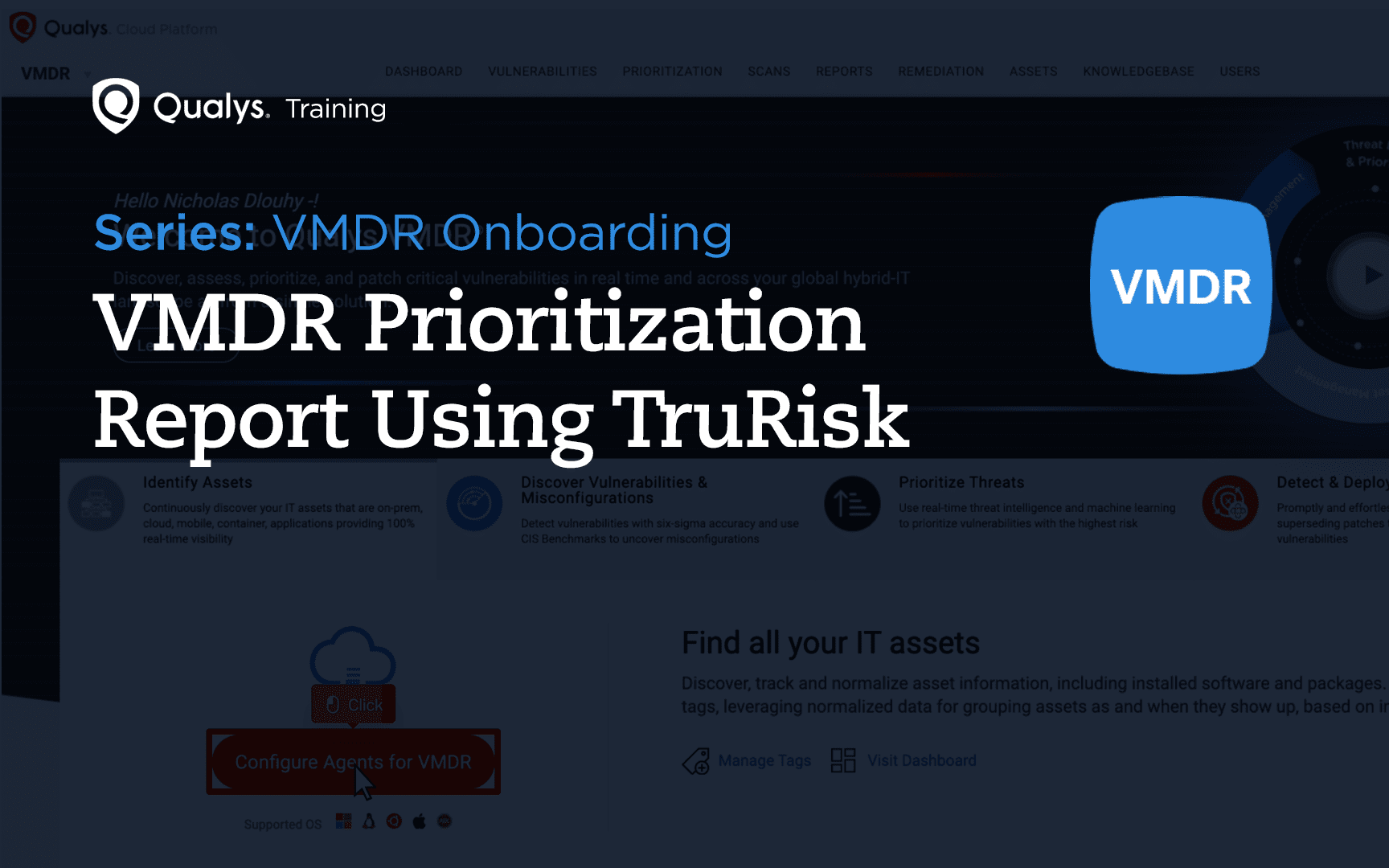 VMDR Prioritization Report Using TruRisk