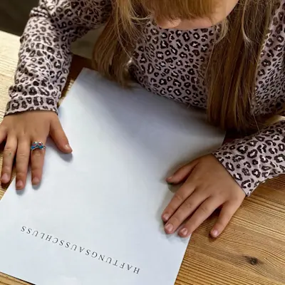 Haftungserklärung Haftungserklärung