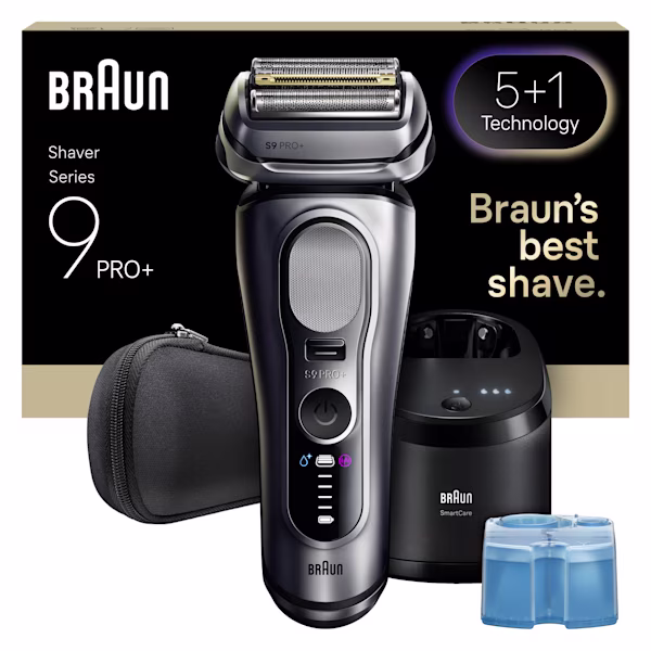Braun Series 9 Pro+ 9667cc mit Reise-Etui und 6-in-1 SmartCare Reinigungsstation. Braun Series 9 Pro+ 9667cc mit Reise-Etui und 6-in-1 SmartCare Reinigungsstation.