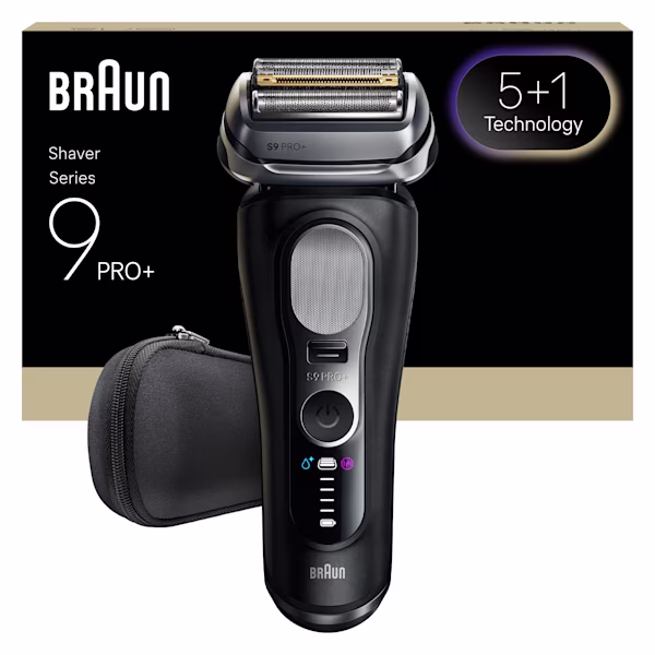 Braun Series 9 Pro+ 9600s Rasierer mit Reise-Etui und Ladestation. Braun Series 9 Pro+ 9600s Rasierer mit Reise-Etui und Ladestation.