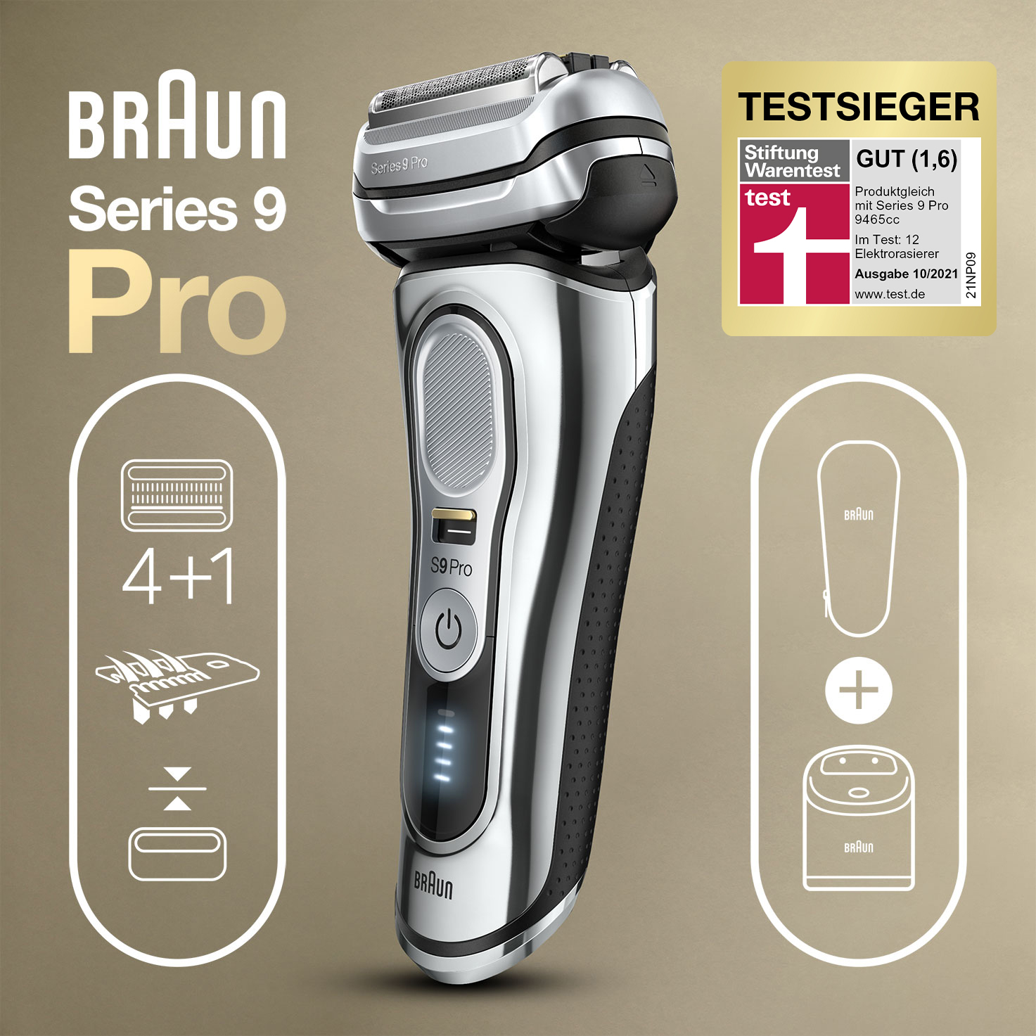 Braun Series 9 Pro 9465cc (9466cc): Neuer Rasierer im Praxis-Test  .. - Praxis Tests!