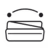 Symbol mit flexiblen Klingen für eine anpassbare Rasur.