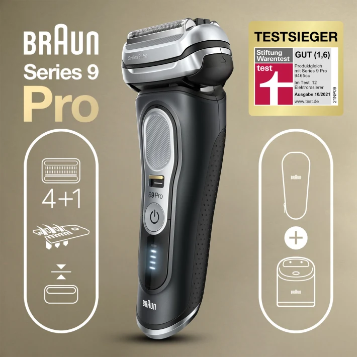 Braun Series 9 Rasierer mit neuem Scherkopf im Test