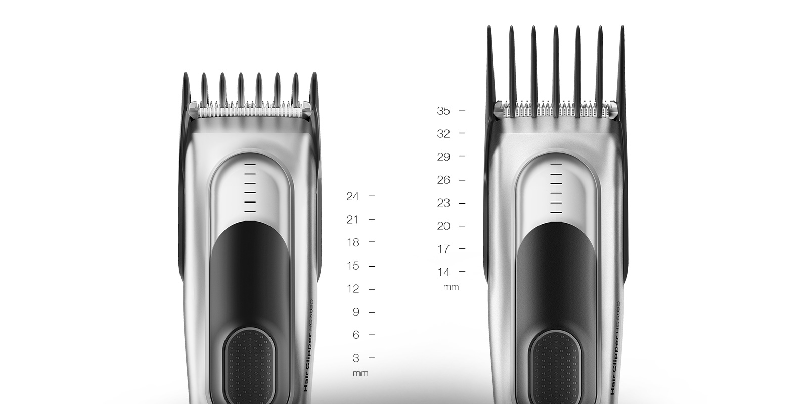 Braun Haarschneider Haarschneidemaschine Langhaarschneider Trimmer Silber 