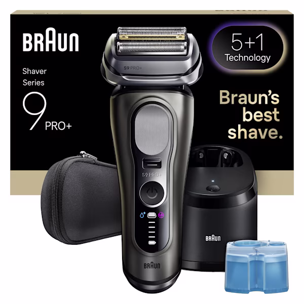 Braun Series 9 Pro+ 9655cc mit Reise-Etui und 5-in-1 SmartCare Reinigungsstation. Braun Series 9 Pro+ 9655cc mit Reise-Etui und 5-in-1 SmartCare Reinigungsstation.