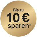 Cashback: Teilnehmendes Produkt kaufen und 10€ sparen.