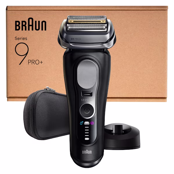 Braun Series 9 Pro+ 9610si Rasierer mit Reise-Etui und Ladestation. Braun Series 9 Pro+ 9610si Rasierer mit Reise-Etui und Ladestation.