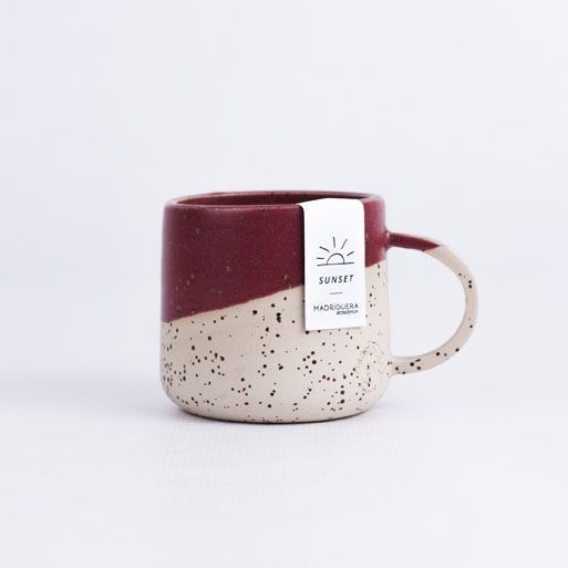 Taza Sunset red