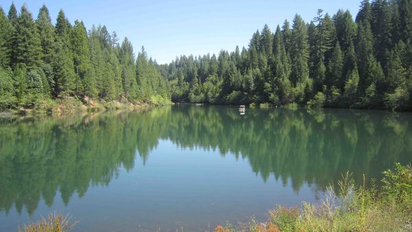 Lake on Ron and Marianne Dreisbach property (landowner, CA)