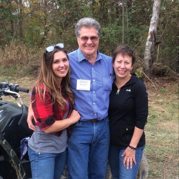 Randy and Koral Clum with daughter (landowners, OH)