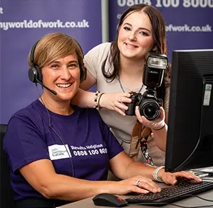 Maxine and Louise, helpline 308x300