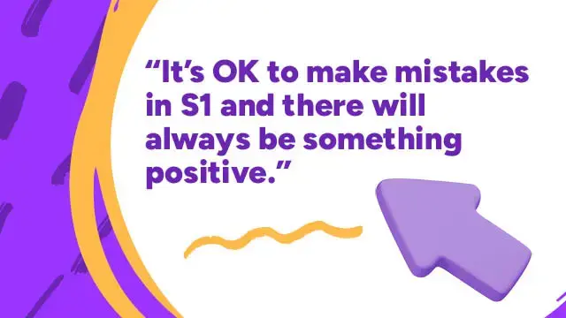 P7 to S1 blog Alexandra quote image