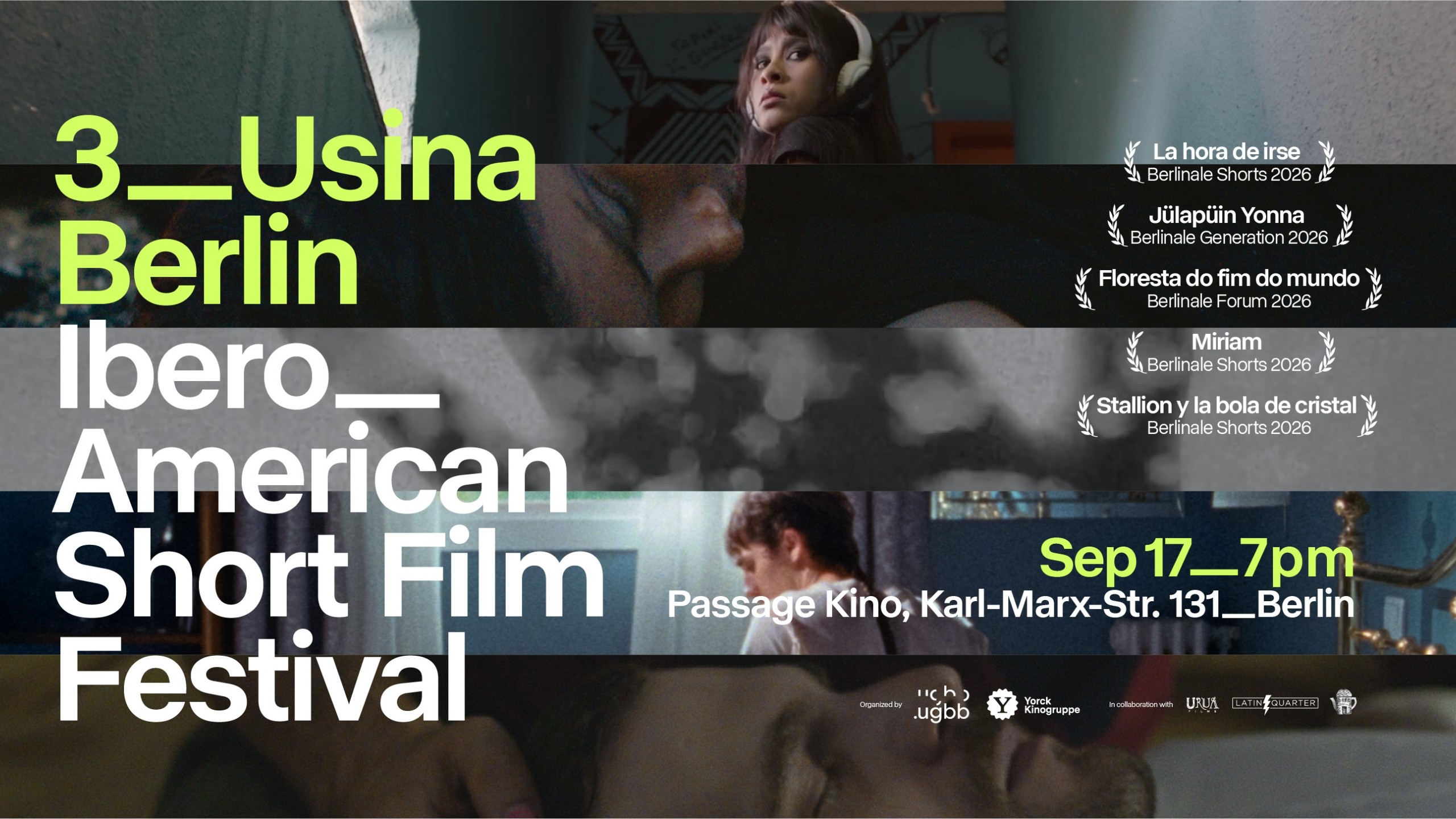 Usina Berlin Ibero-American Short Film Festival 2026 (OmeU, SV)