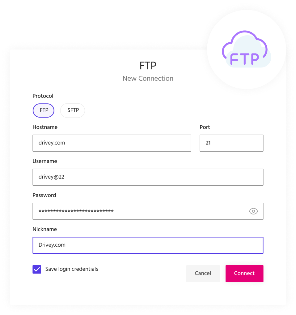 FTP File Transfers: Dependable multi-cloud file management.