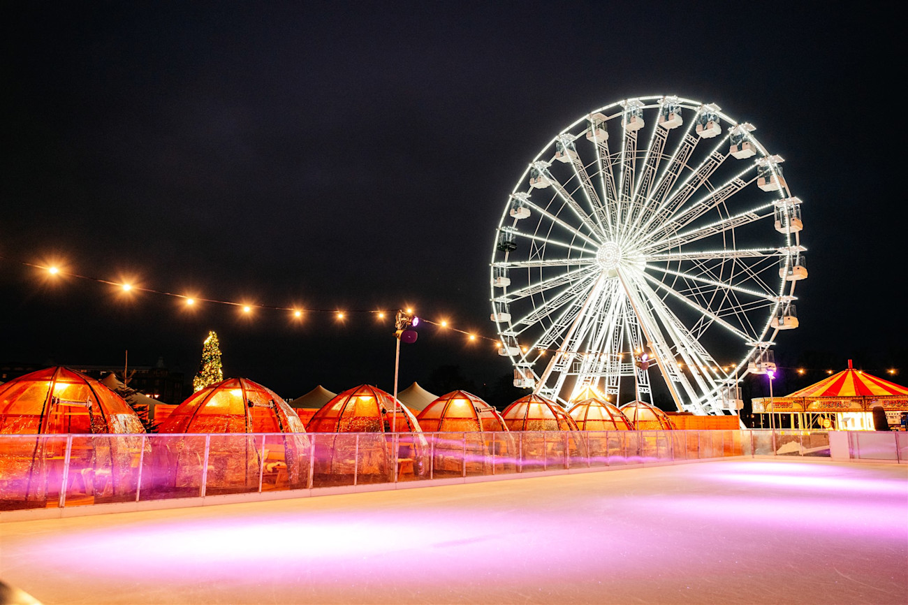 The Christmas in Cambridge Ice Rink