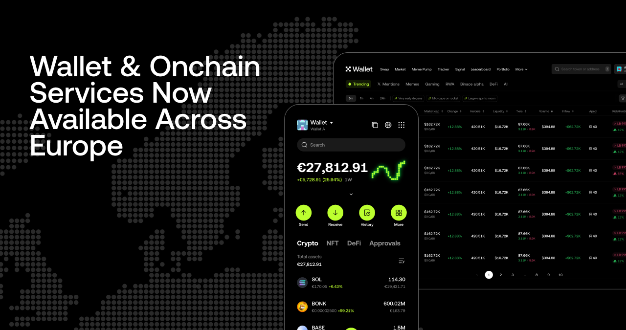 Wallet & Onchain Services Available in Europe | OKX