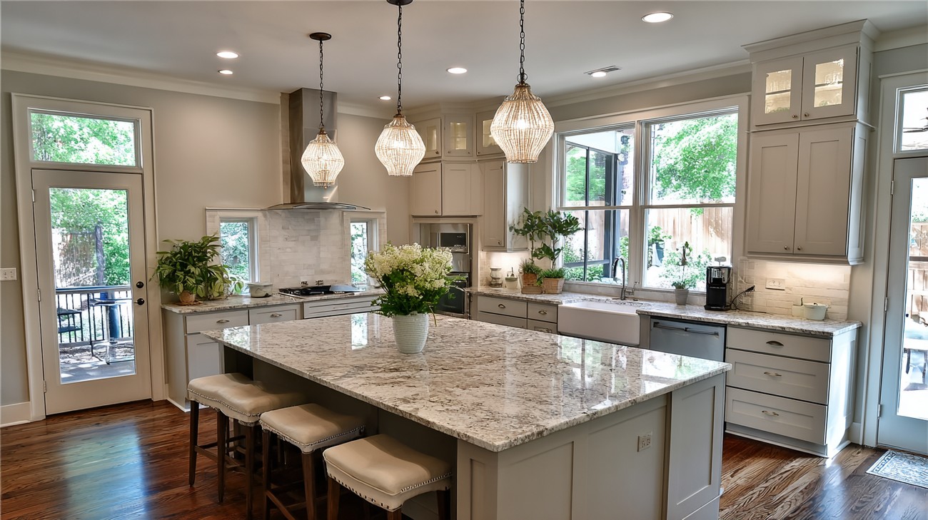 light grey kitchen cabinets photo
