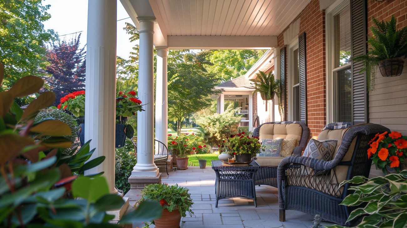 front porch columns photo