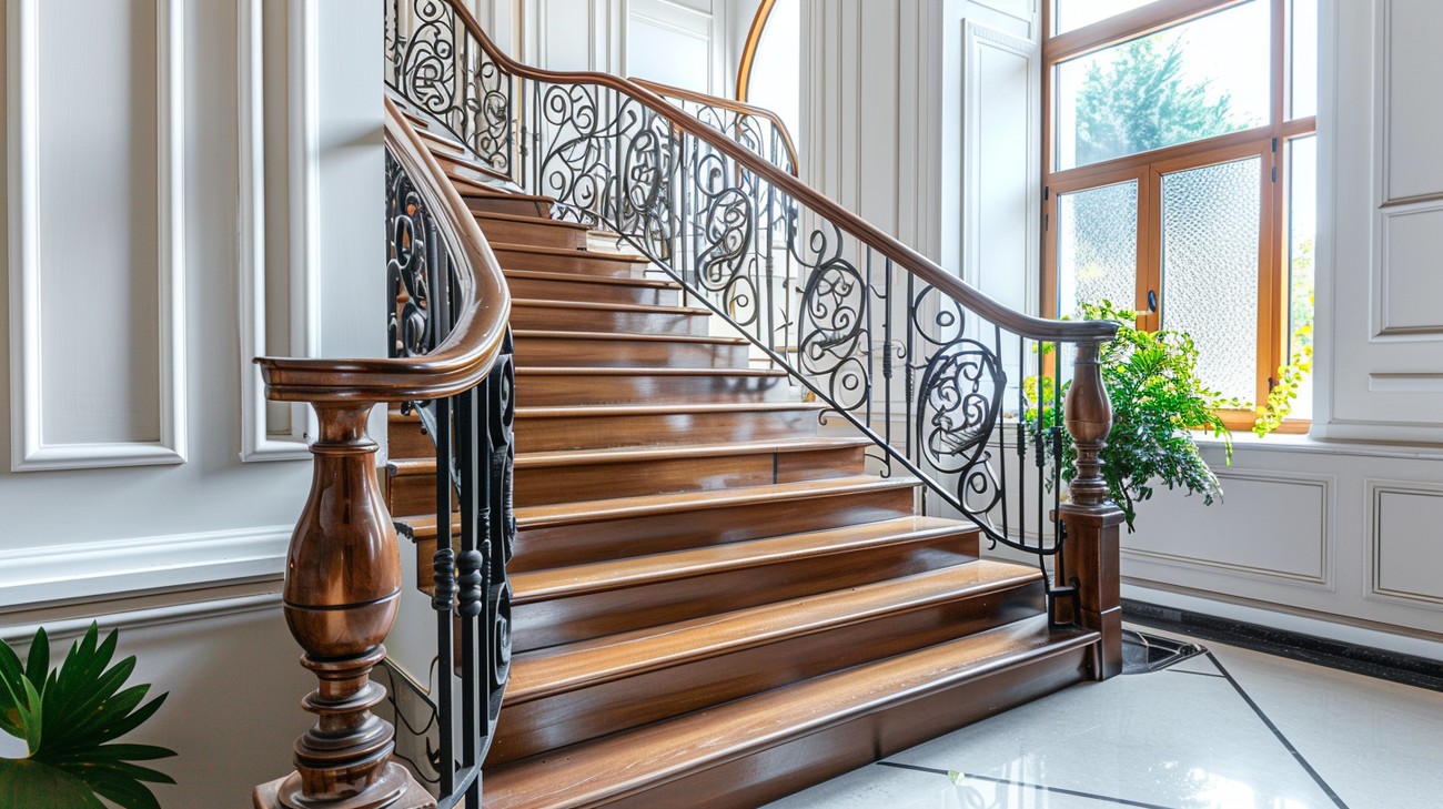 stair railing ideas photo