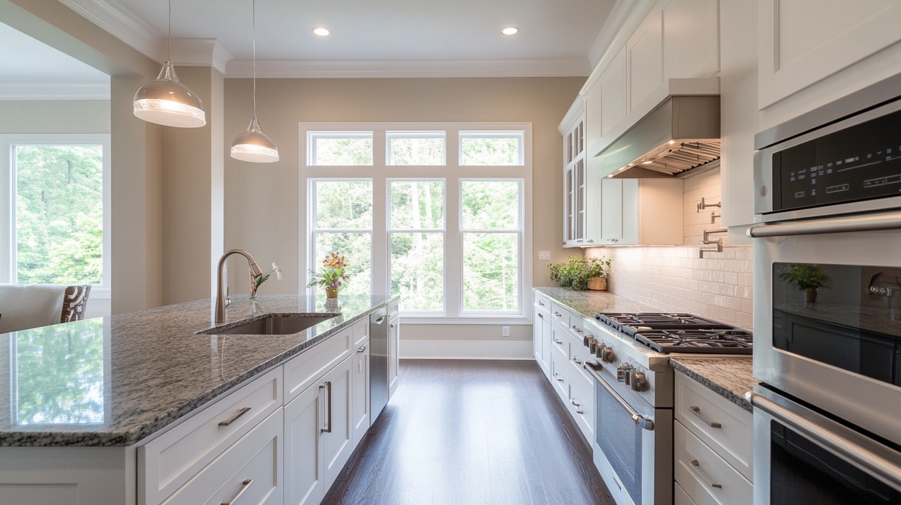 granite kitchen countertops photo