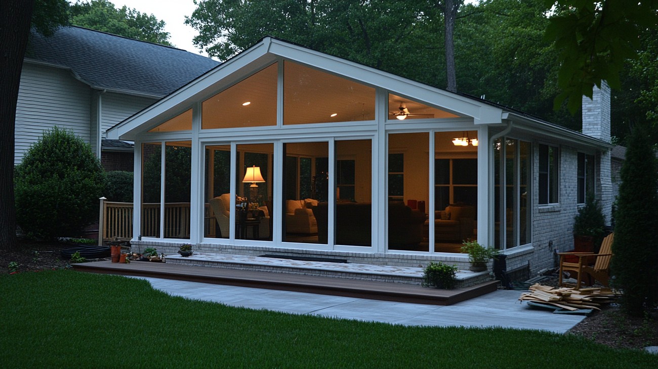 sunroom addition cost photo