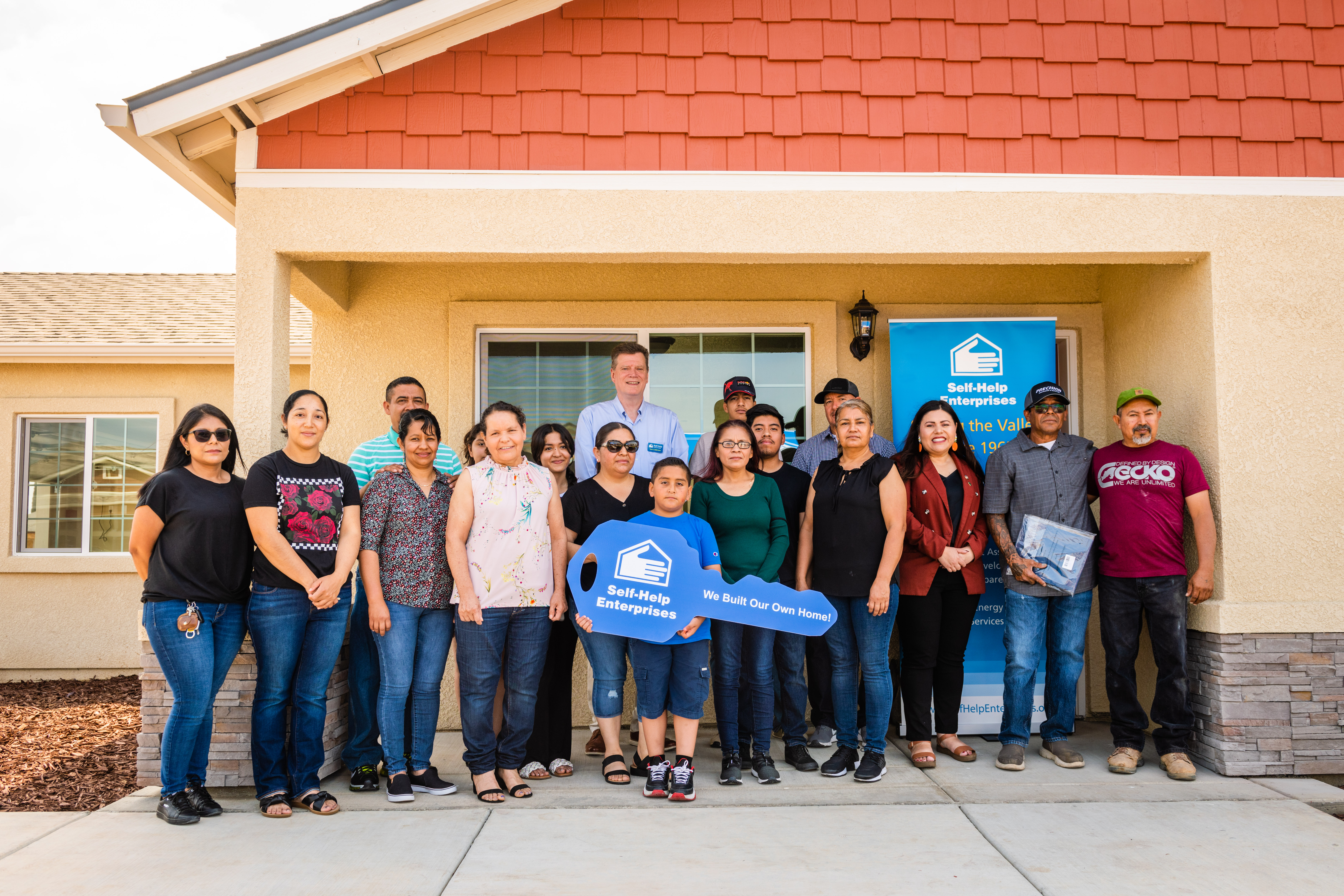 Welcome Home Celebration in Orosi Self Help