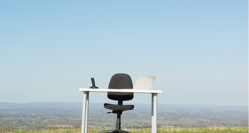 blue sky desk