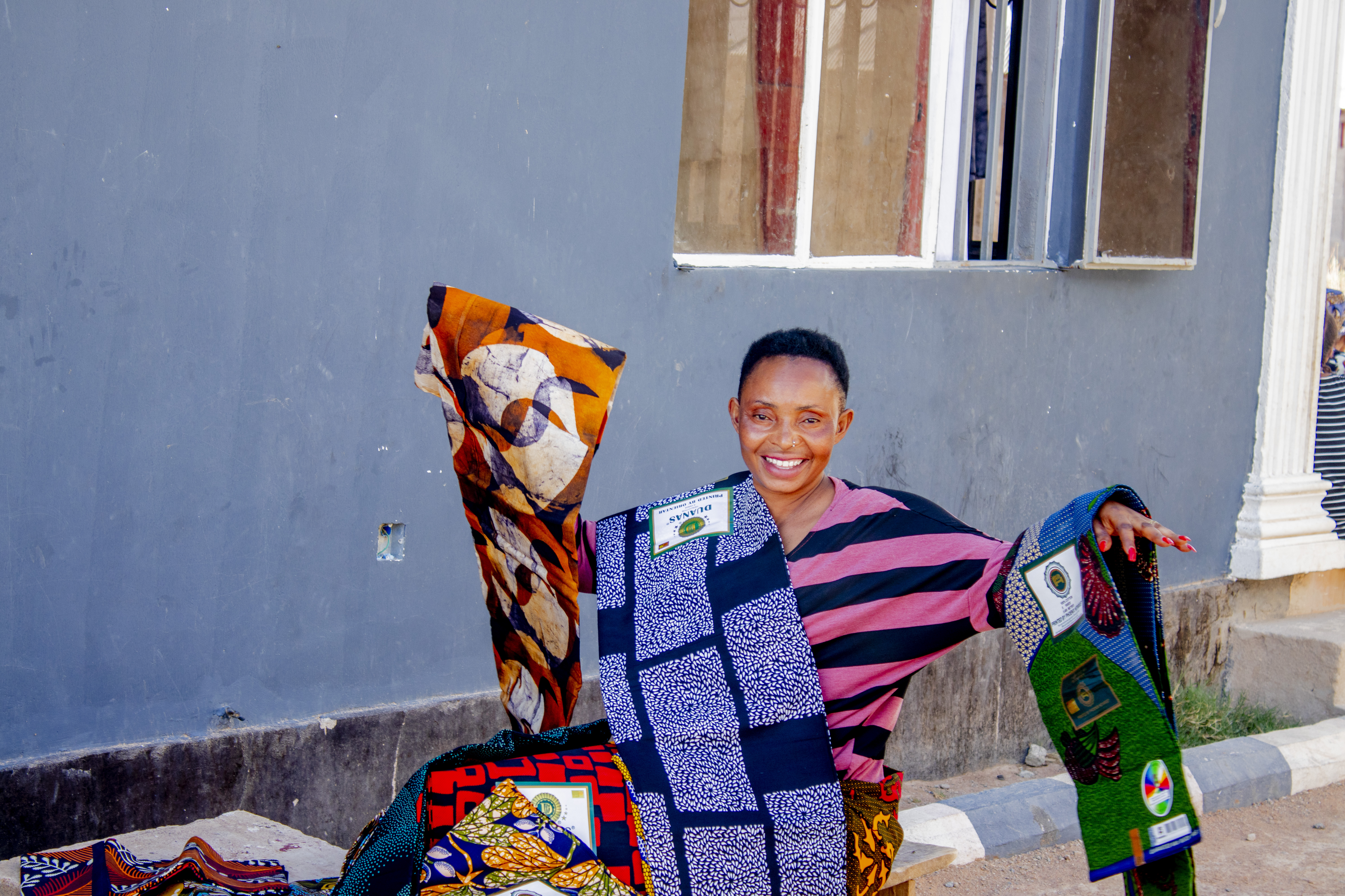 BRAC Tanzania WomanWithTextiles