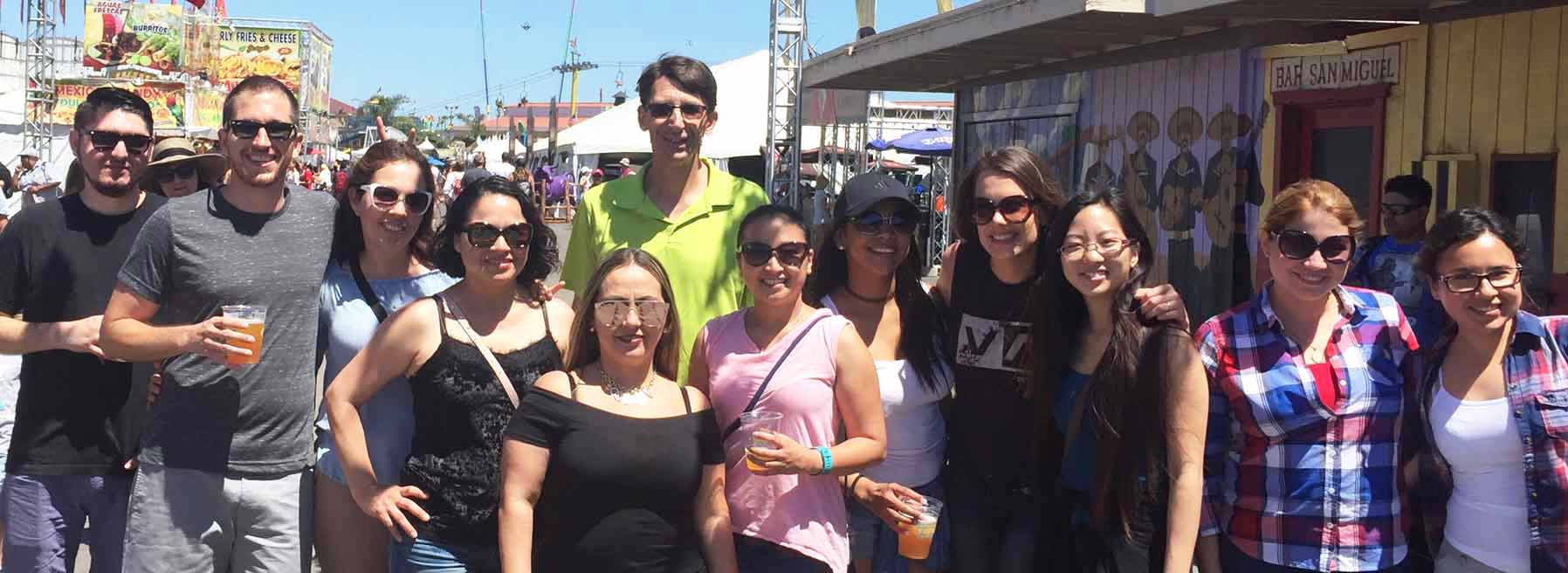 Etching Expressions' staff at the San Diego Fair
